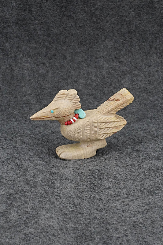 Roadrunner Zuni Fetish Carving - Douglas Martza