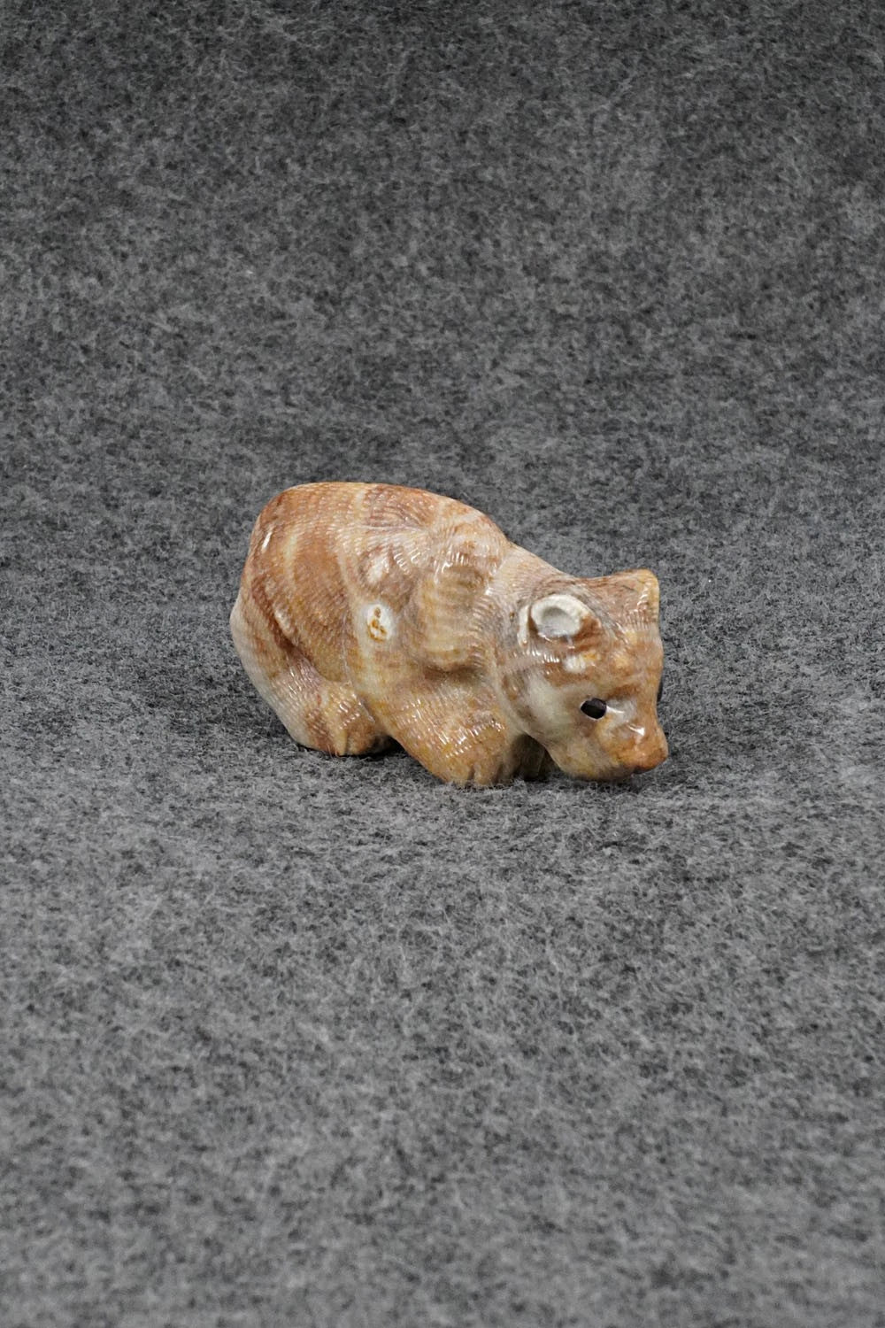 Mountain Lion Zuni Fetish Carving - Randy Lucio