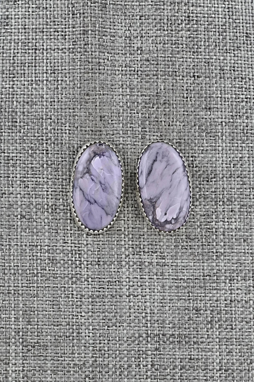 Morado & Sterling Silver Earrings - Murray Hannaweeka