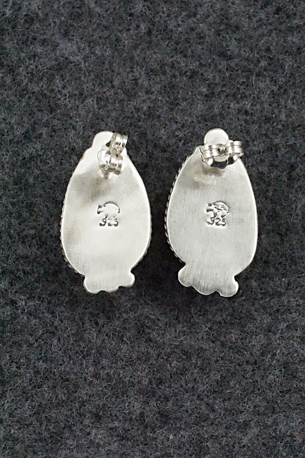 White Buffalo & Sterling Silver Earrings - Sheena Jack