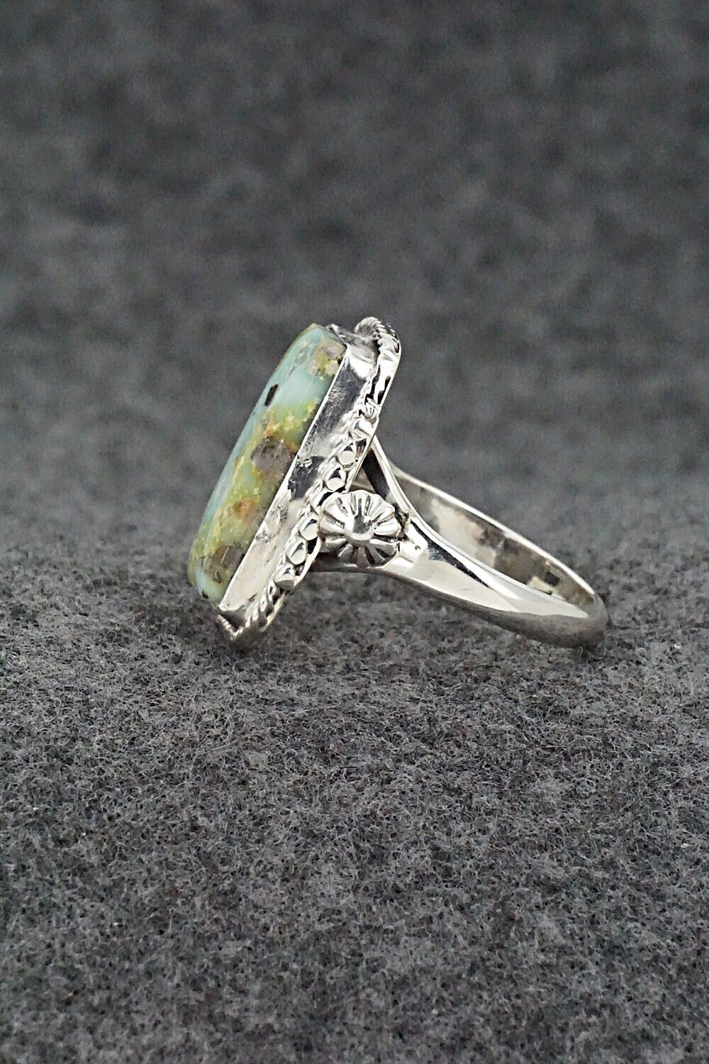 Variscite & Sterling Silver Ring - Andrew Vandever - Size 8.75