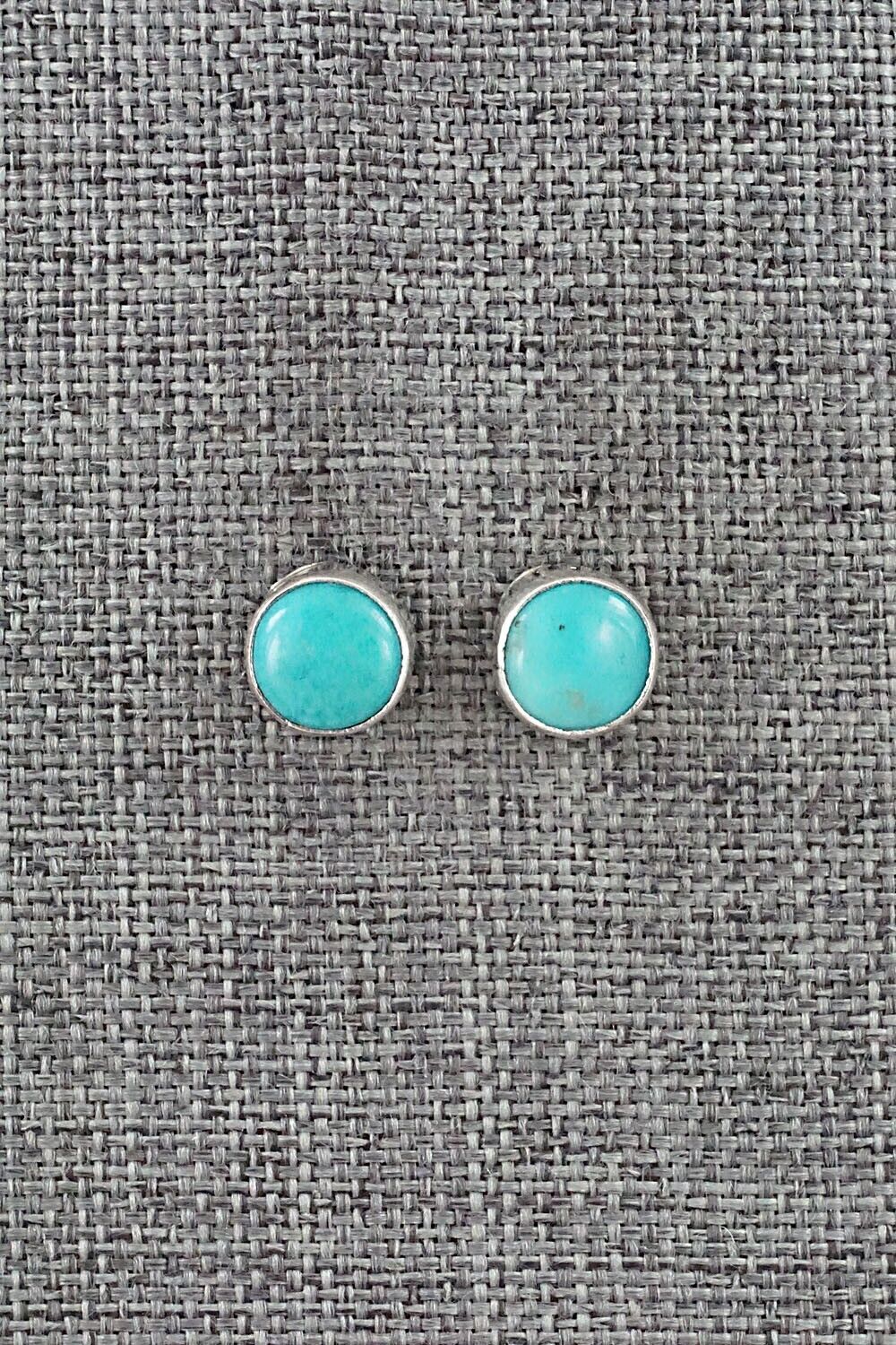 Turquoise & Sterling Silver Earrings - Marco Begaye