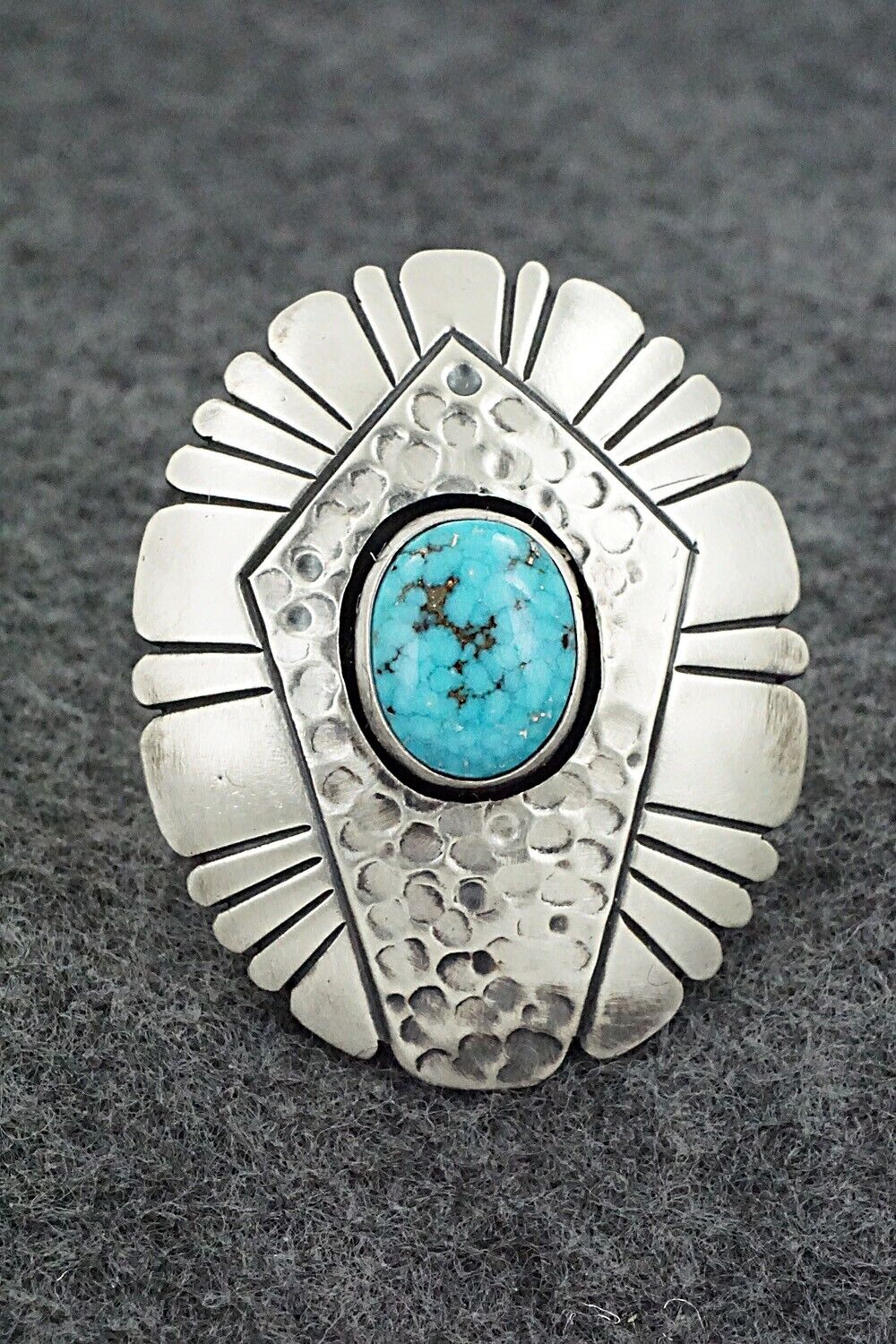 Turquoise & Sterling Silver Ring - Marita Benally - Size 9