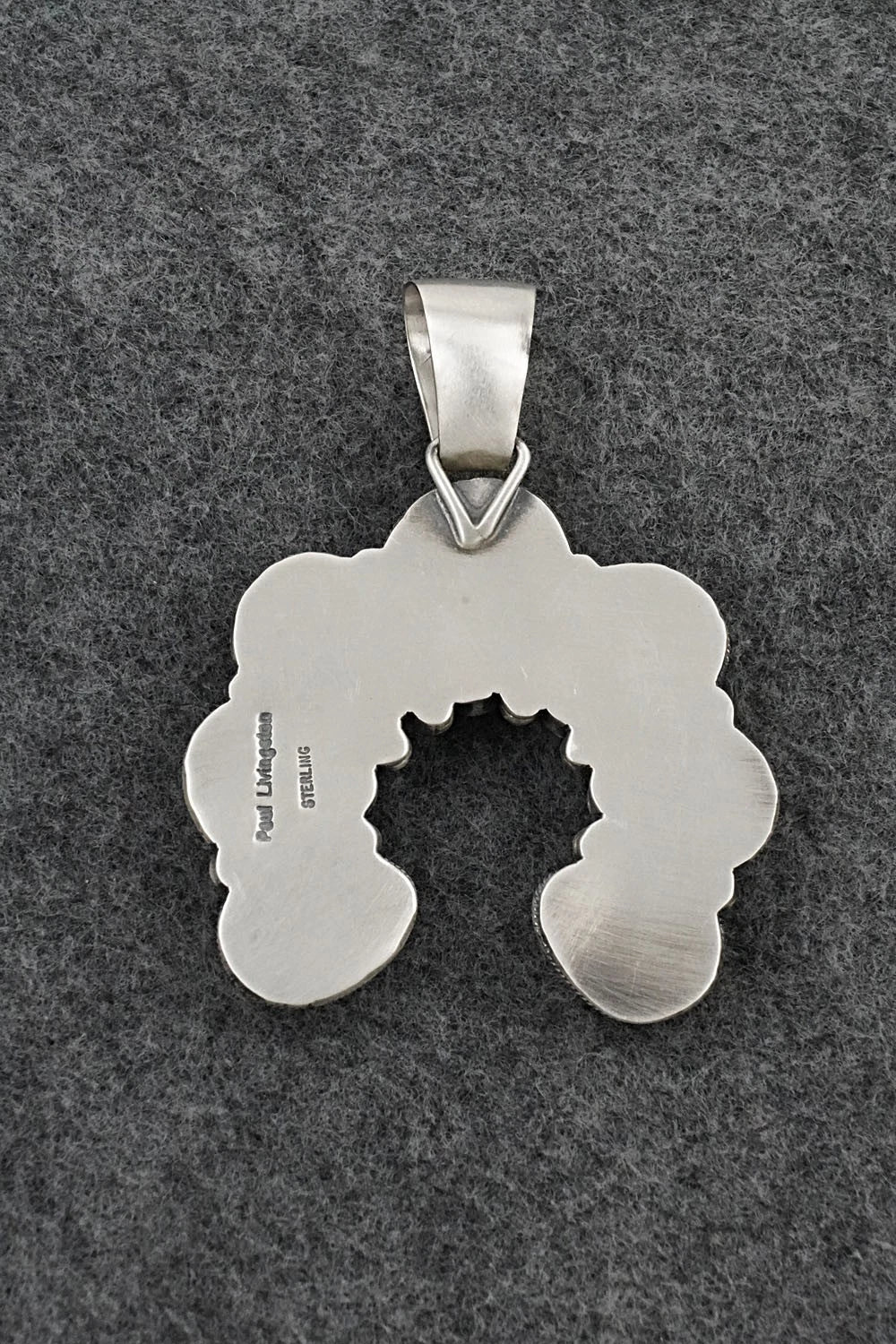Turquoise & Sterling Silver Pendant - Paul Livingston