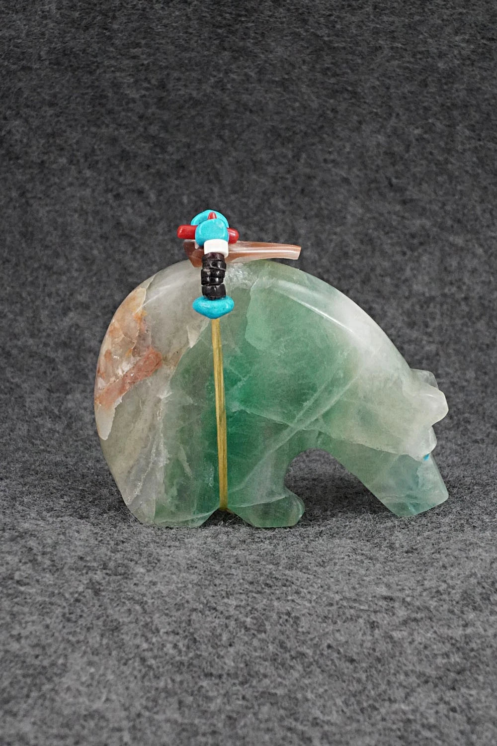 Bear Zuni Fetish Carving - Rodney Laiwakete