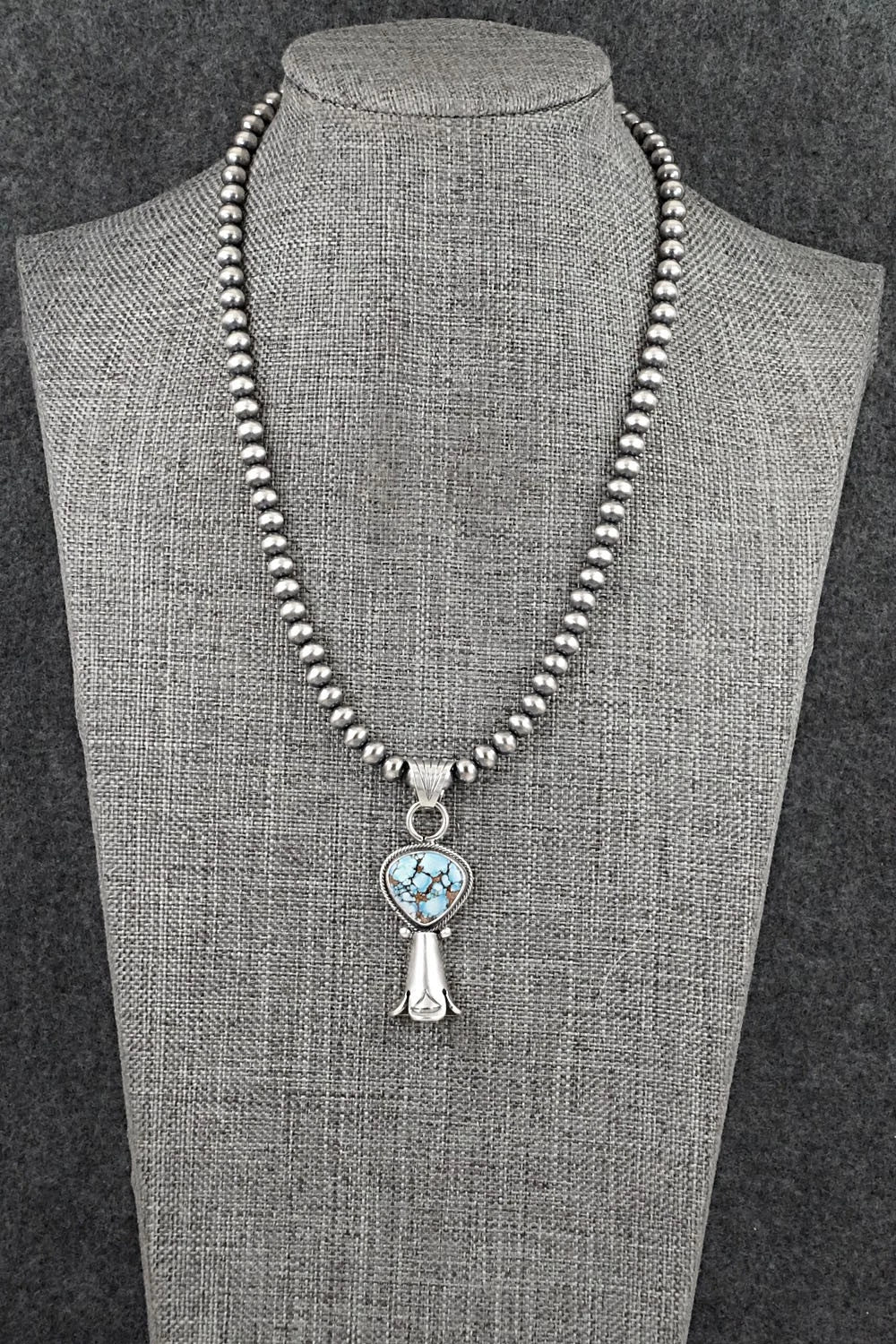 Turquoise & Sterling Silver Necklace - Sharon McCarthy