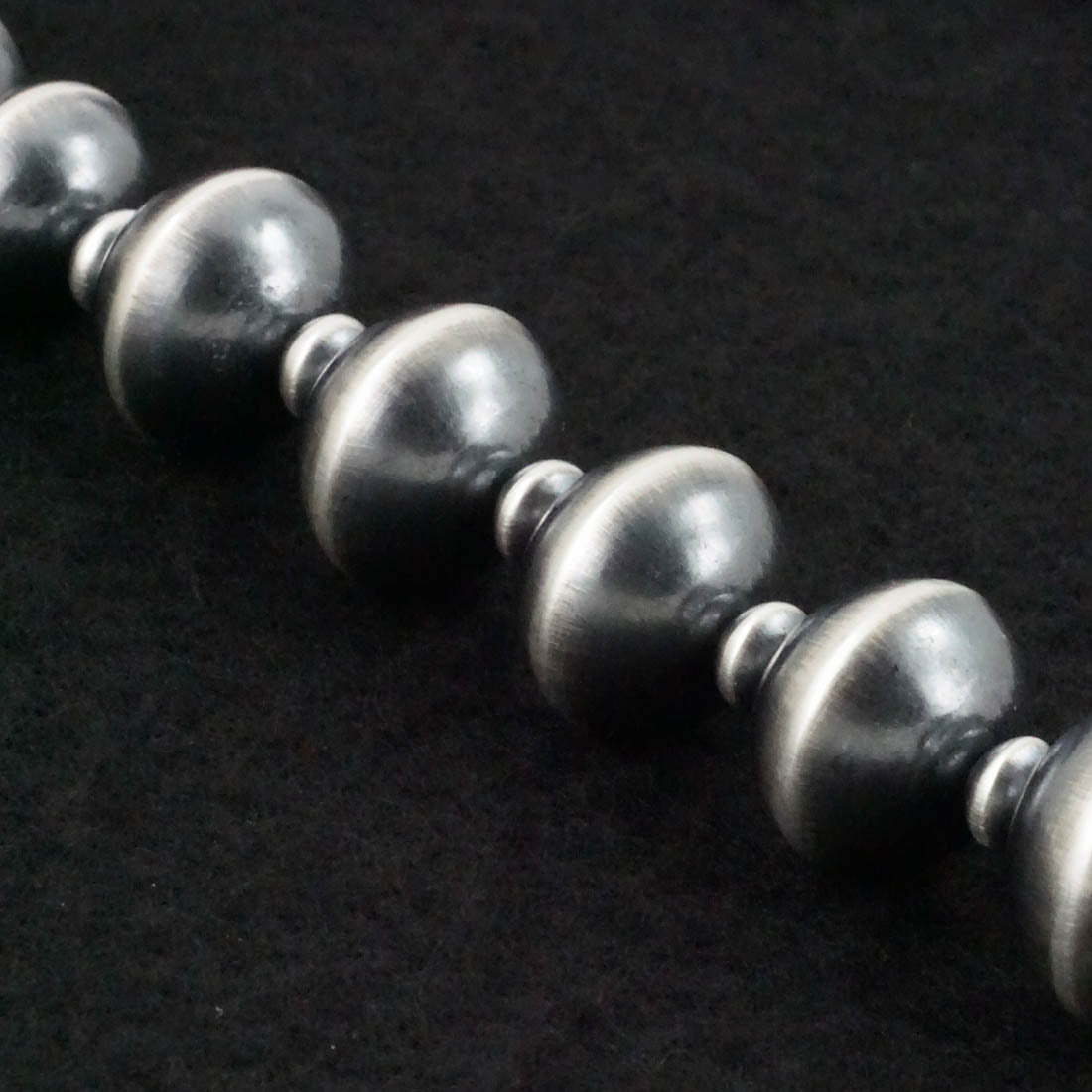 Tonisha Haley Sterling Silver Navajo Pearl Necklace 24"