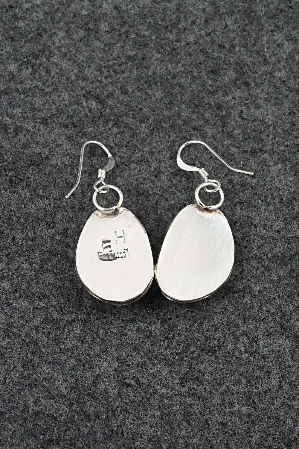 Turquoise & Sterling Silver Earrings - Ernest Hawthorne