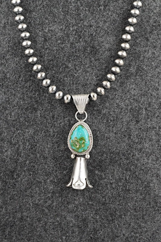 Turquoise & Sterling Silver Necklace - Samuel Yellowhair