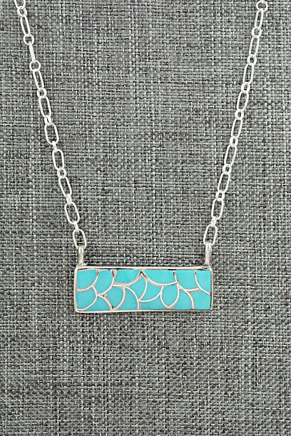 Turquoise & Sterling Silver Necklace - Orena Leekya
