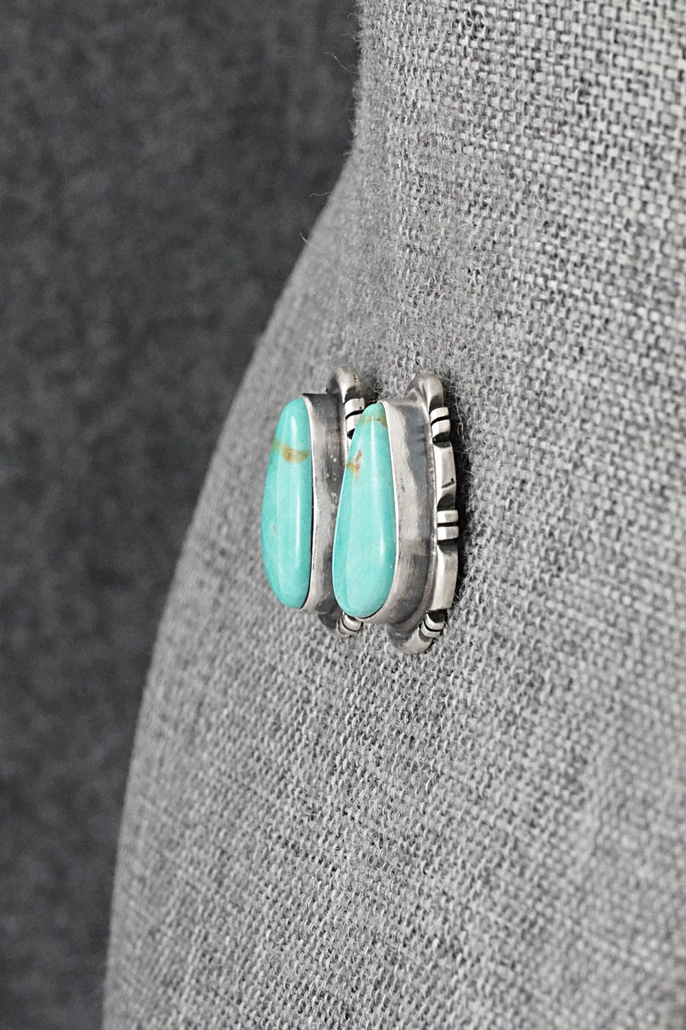 Turquoise & Sterling Silver Earrings - Thomas Francisco