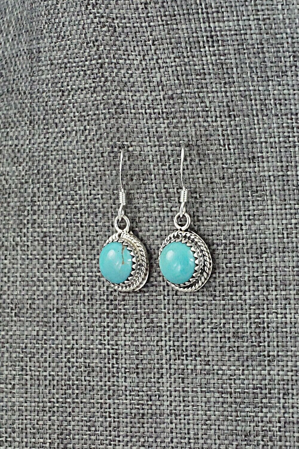 Turquoise & Sterling Silver Earrings - Sharon McCarthy