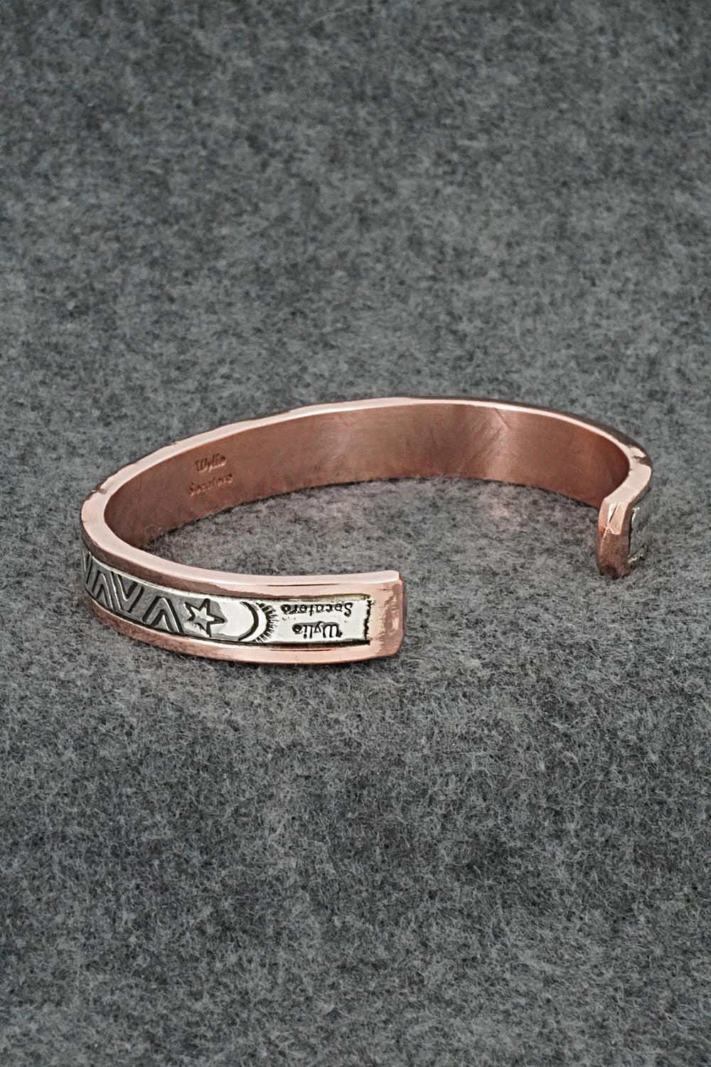 Copper & Sterling Silver Bracelet - Wylie Secatero