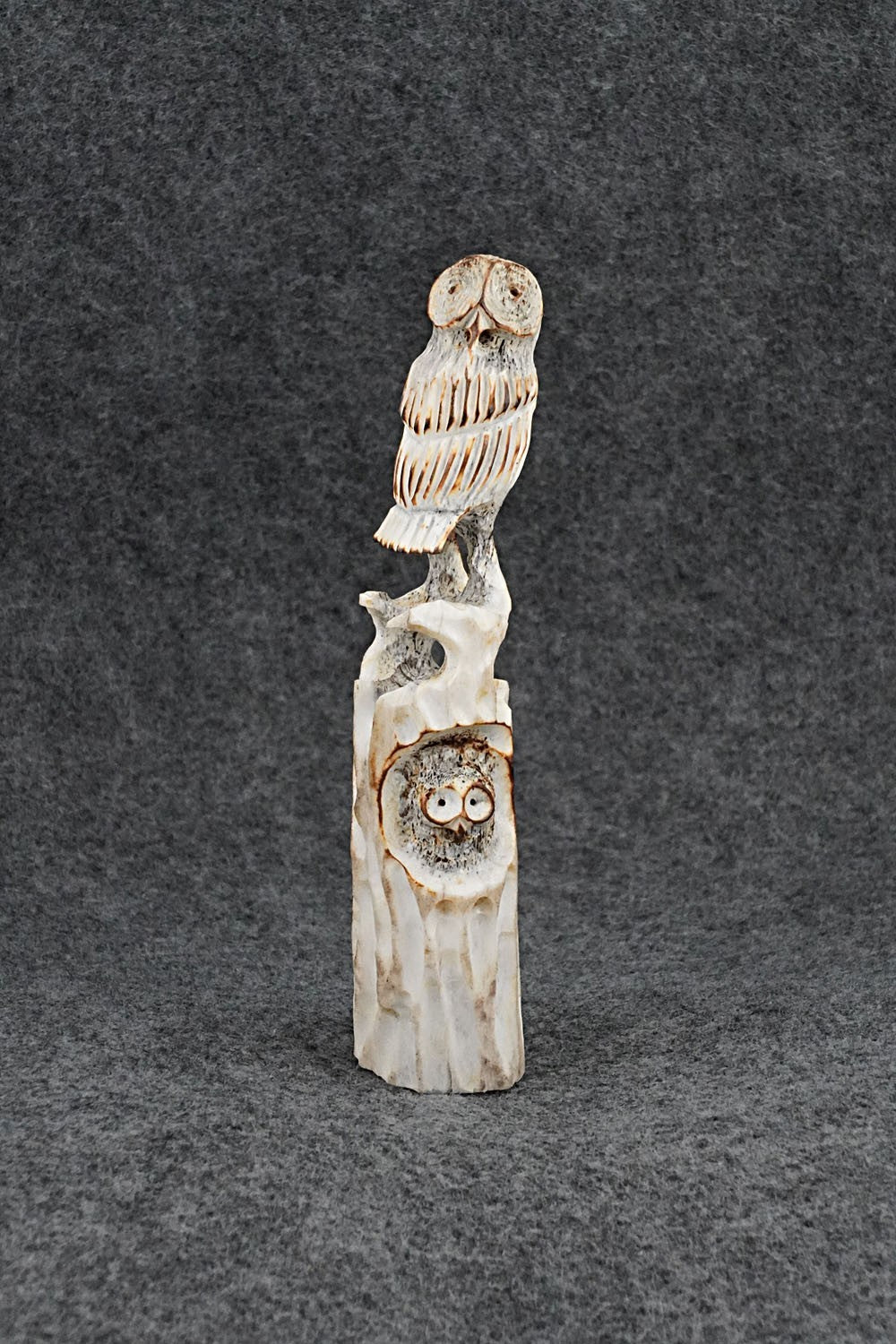 Owl Zuni Fetish Carving - Ruben Najera