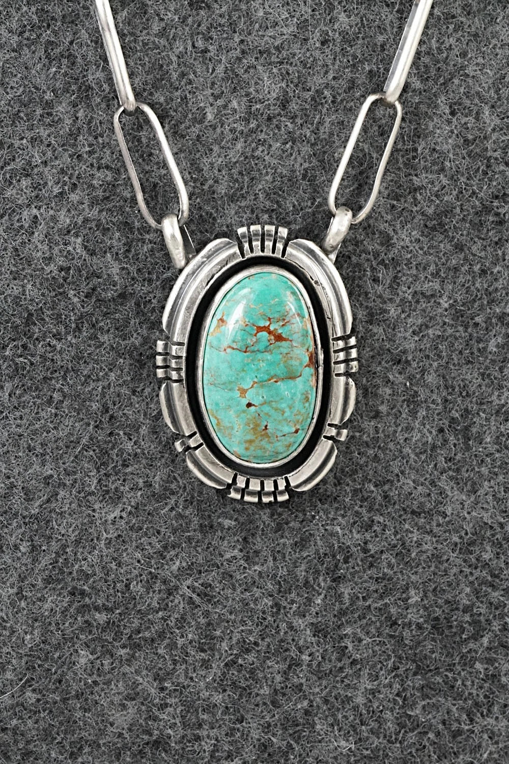 Turquoise & Sterling Silver Necklace - Daniel Benally