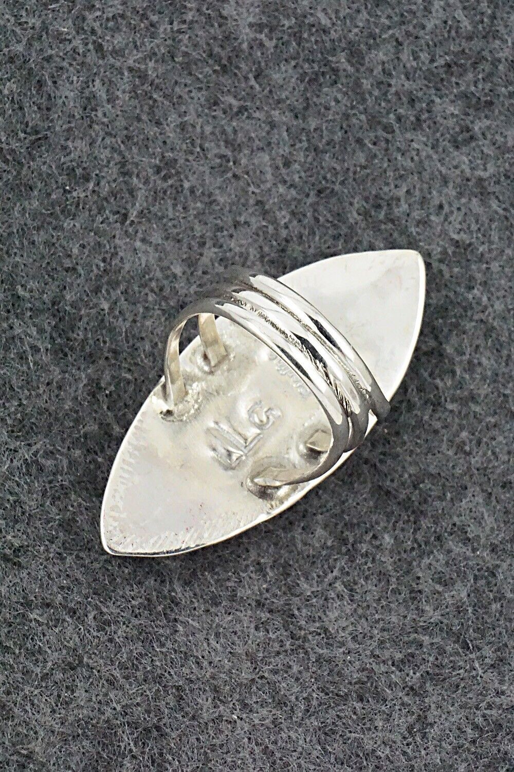 Multi-Stone & Sterling Silver Ring - Gladys Lamy - Size 7