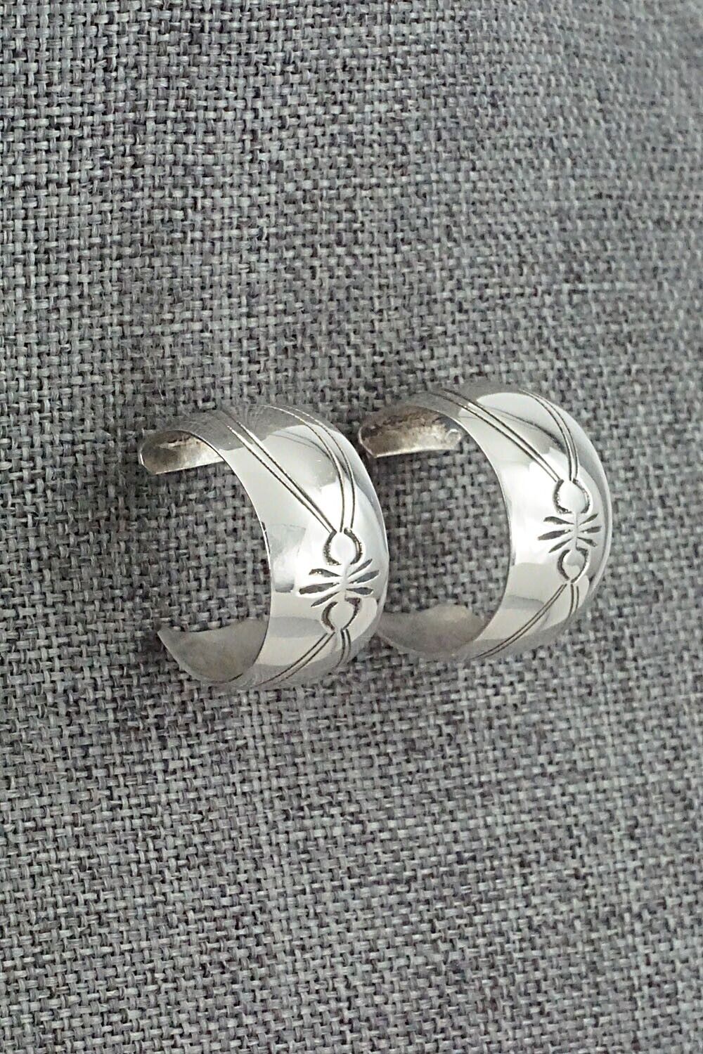 Sterling Silver Hoop Earrings - Nova Ashley
