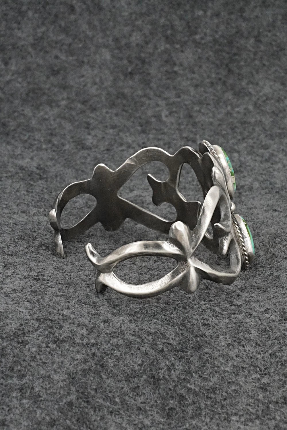 Turquoise & Sterling Silver Bracelet - Eugene Gruber