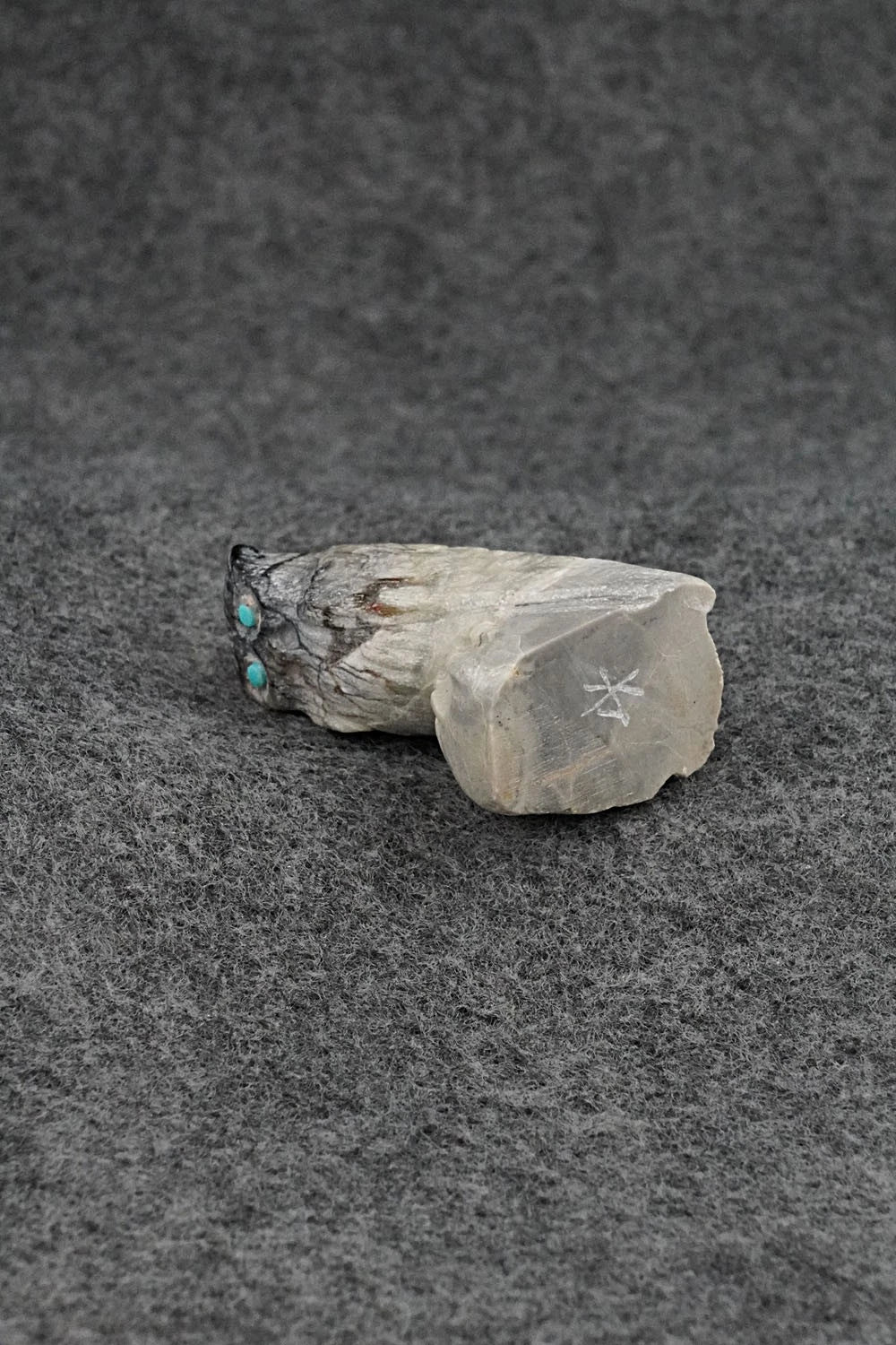 Owl Zuni Fetish Carving - Derrick Kammasee