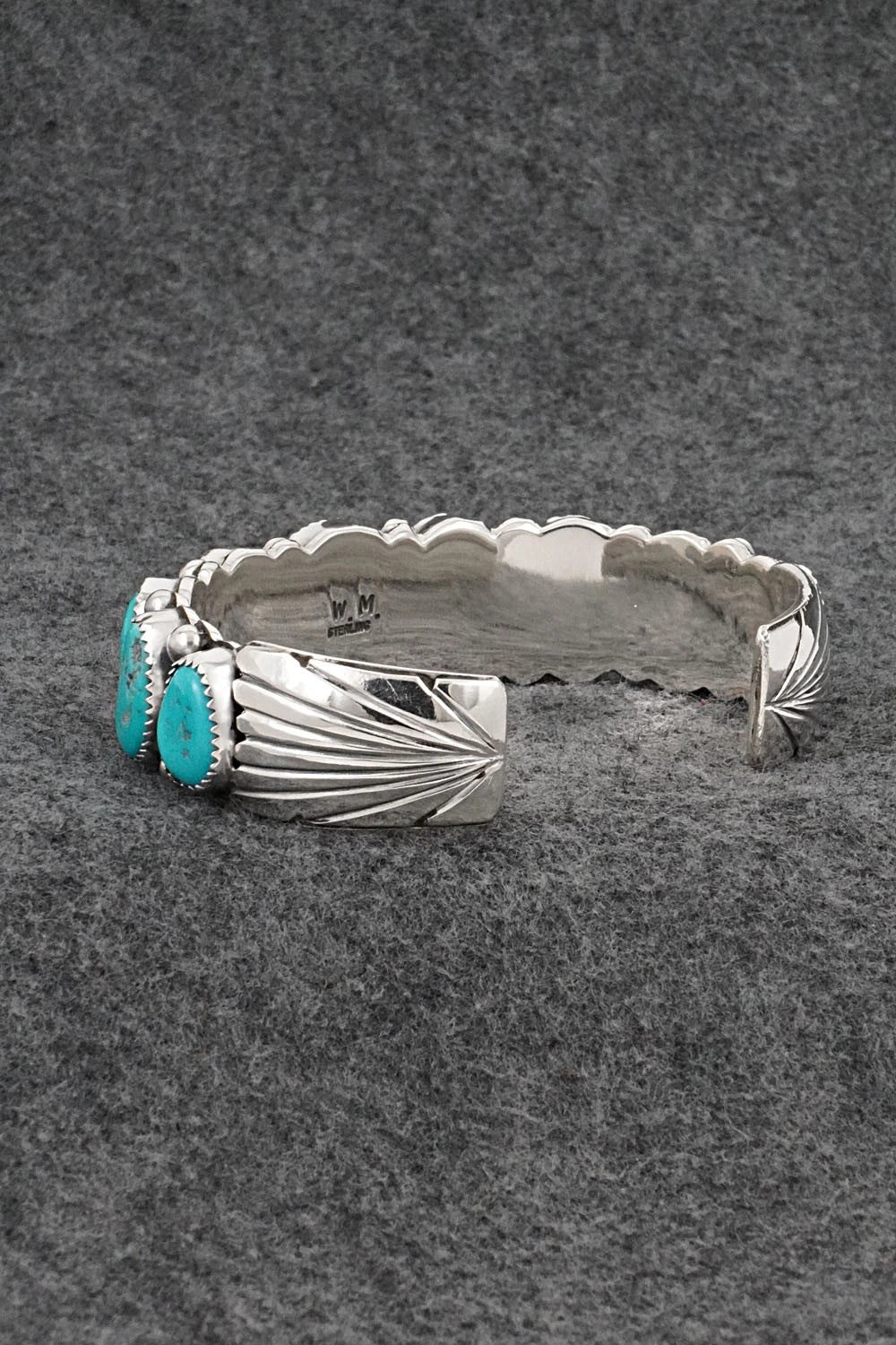 Turquoise & Sterling Silver Bracelet - Wilbert Muskett Sr.
