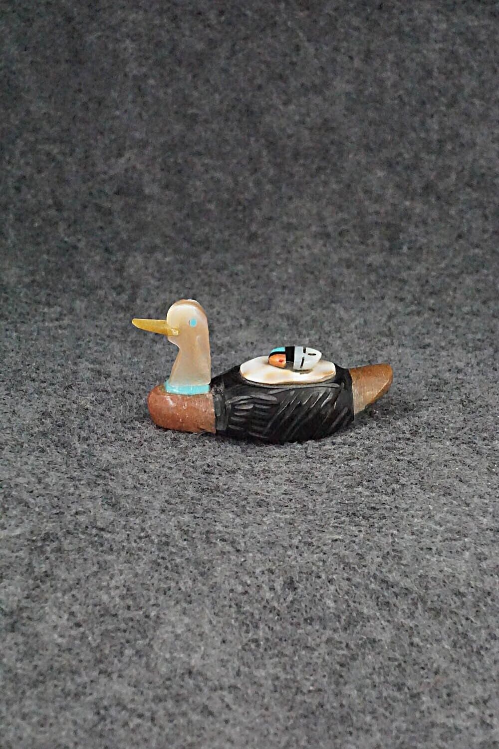 Duck Zuni Fetish Carving - Darrin Boone