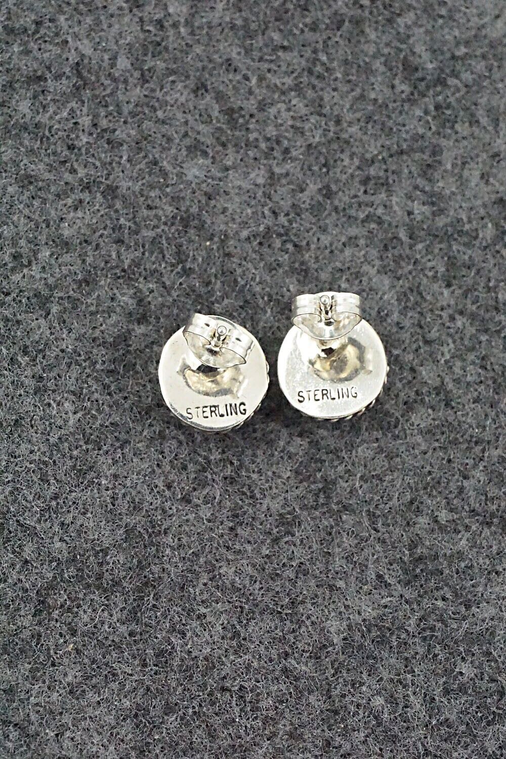 Turquoise & Sterling Silver Earrings - Marco Begaye