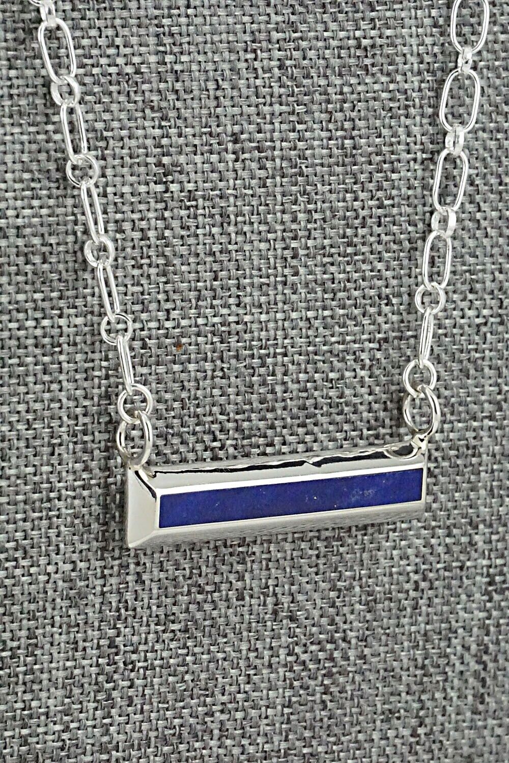 Lapis & Sterling Silver Necklace - Troy Natachu