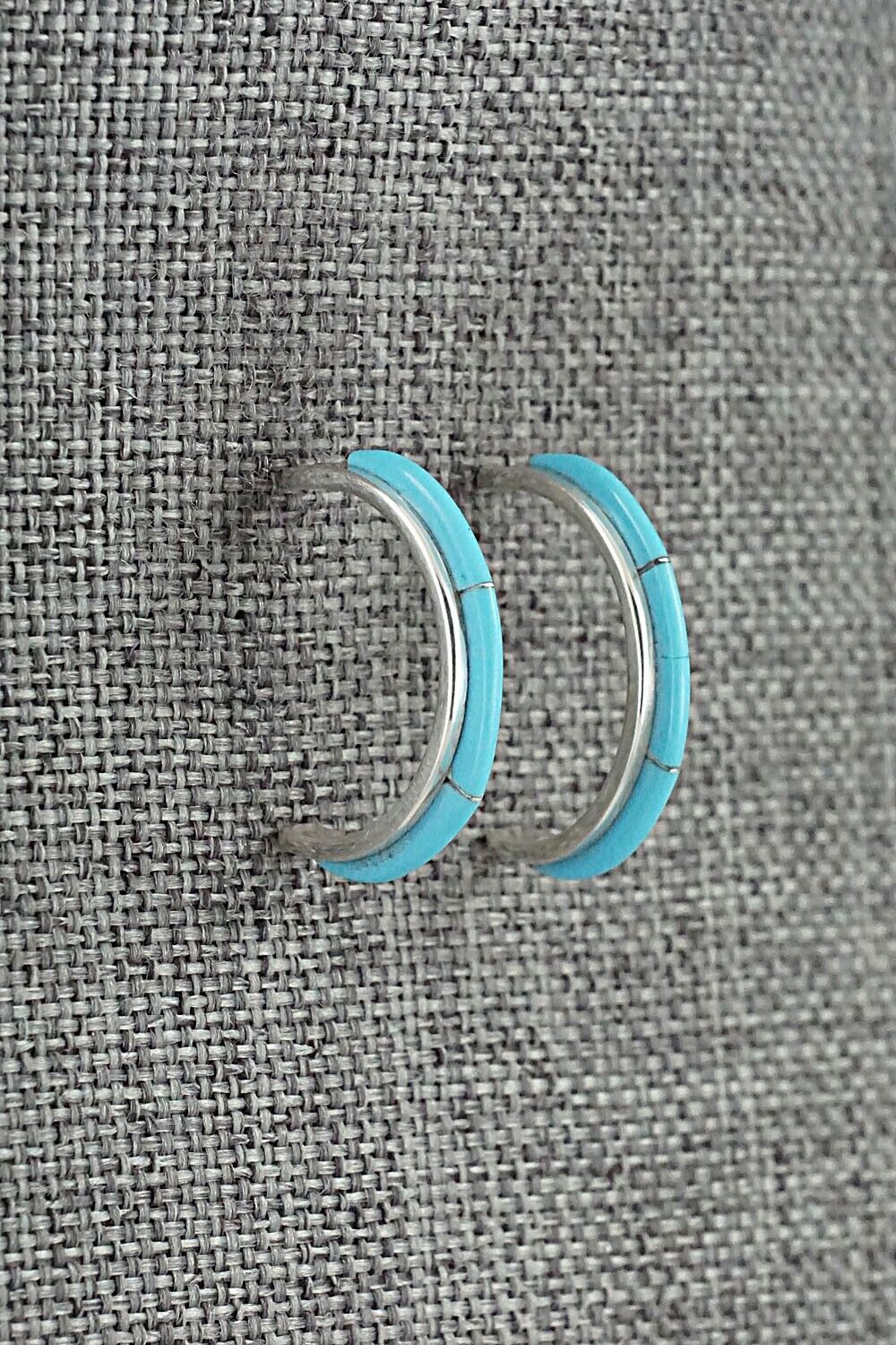Turquoise & Sterling Silver Earrings - Bevis Massie