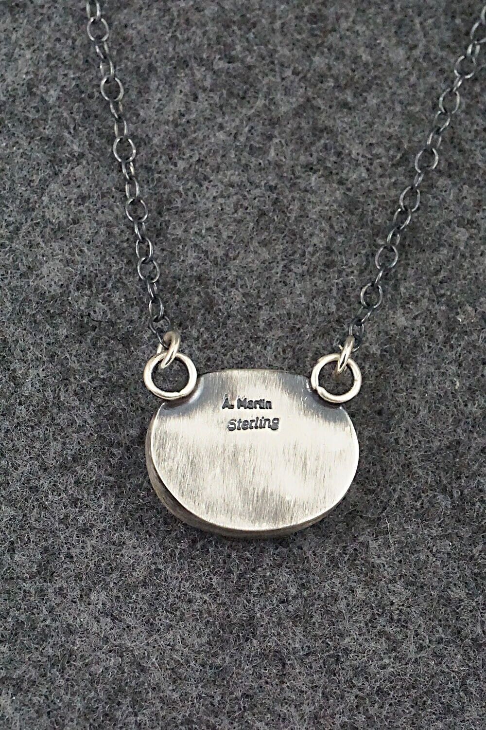 White Buffalo & Sterling Silver Necklace - Angela Martin