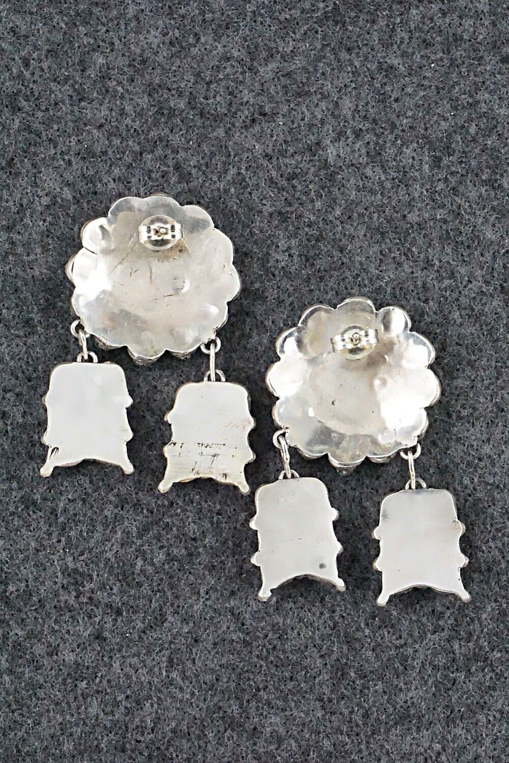 Turquoise & Sterling Silver Earrings - Wayne Johnson