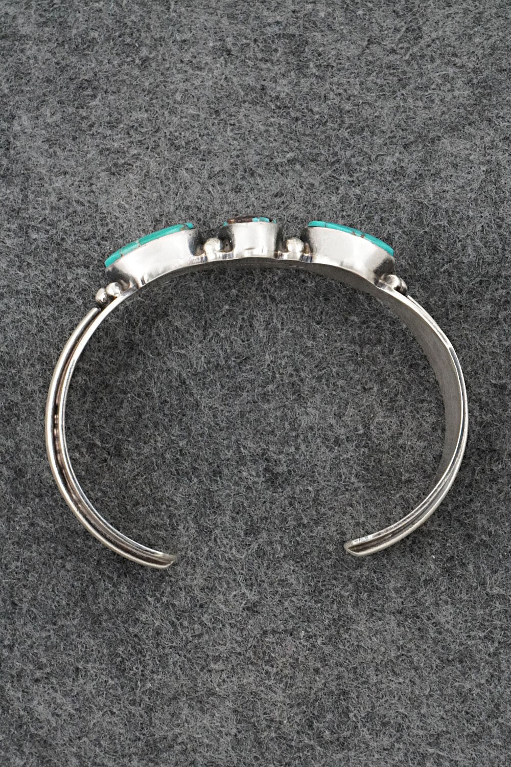 Turquoise & Sterling Silver Bracelet - Darrin Livingston