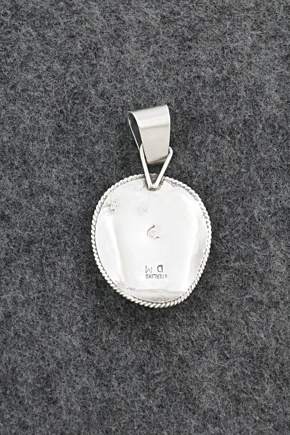 Turquoise & Sterling Silver Pendant - Davey Morgan