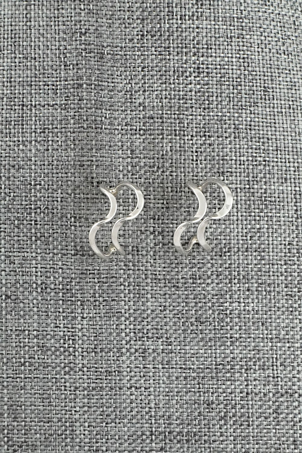 Sterling Silver Hoop Earrings - Elaine Tahe