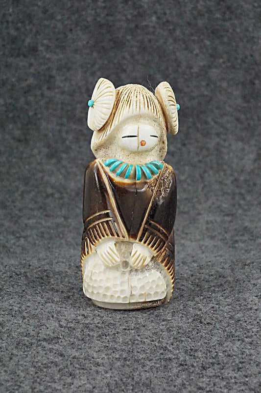 Corn Maiden Zuni Fetish Carving - Claudia Peina