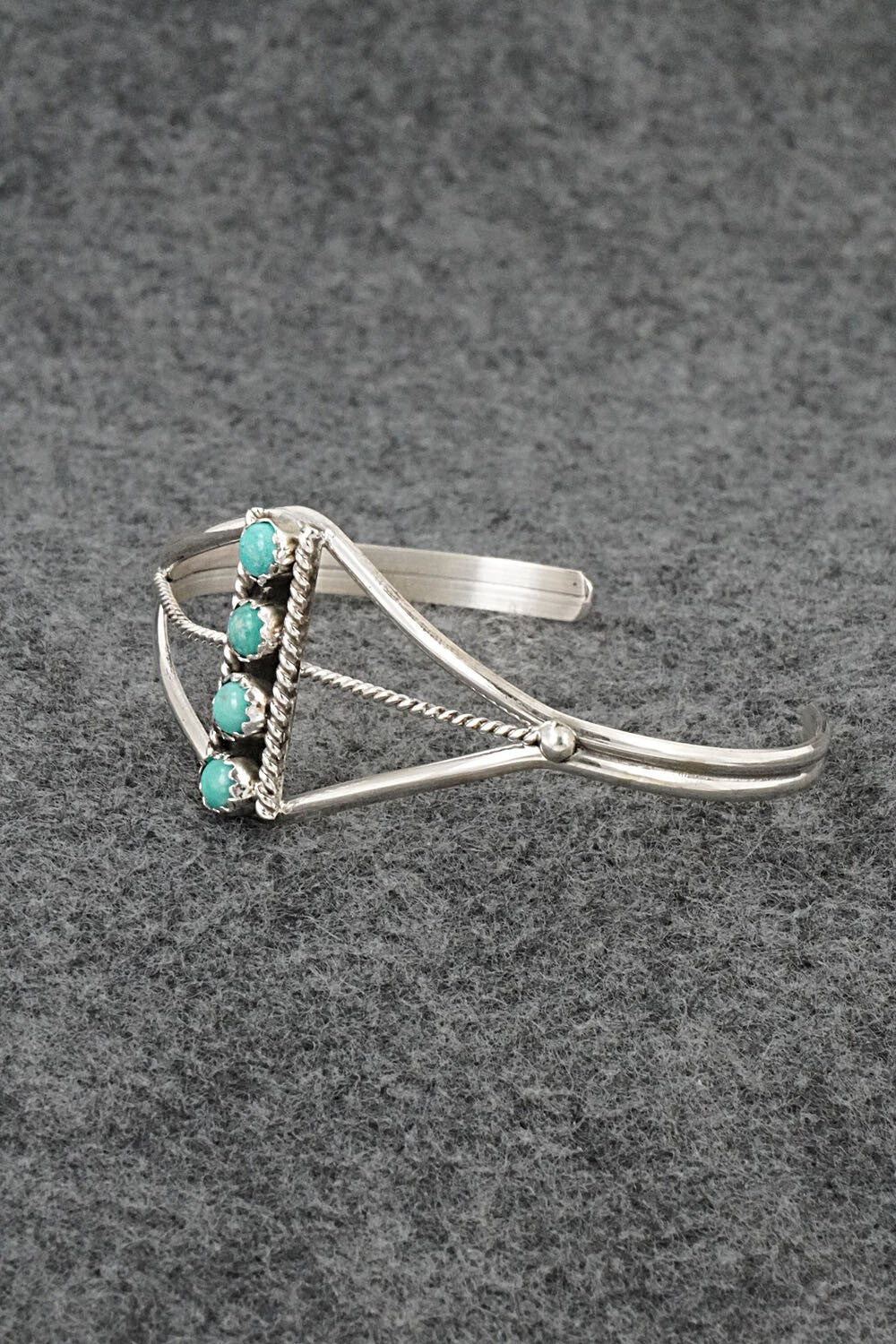 Turquoise & Sterling Silver Bracelet - Janice Spencer