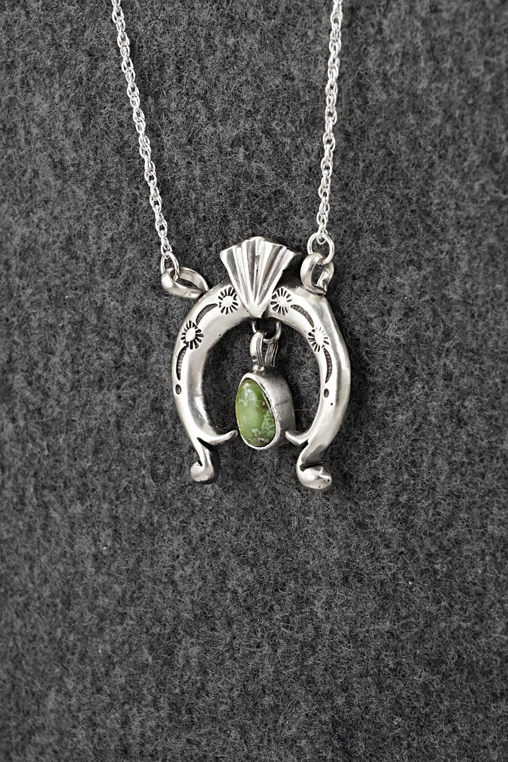 Turquoise & Sterling Silver Necklace - Gary Shorty