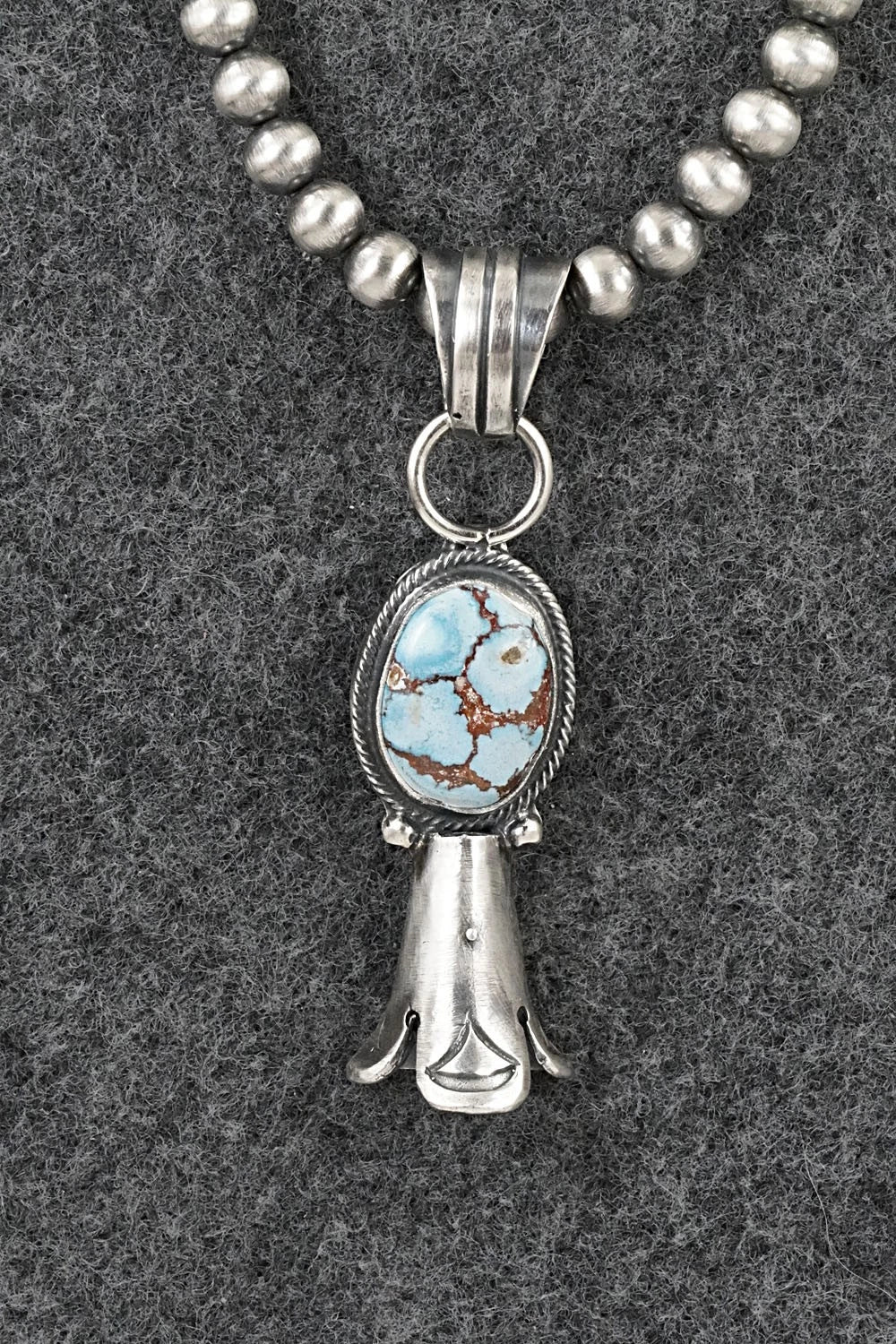 Turquoise & Sterling Silver Necklace - Sharon McCarthy
