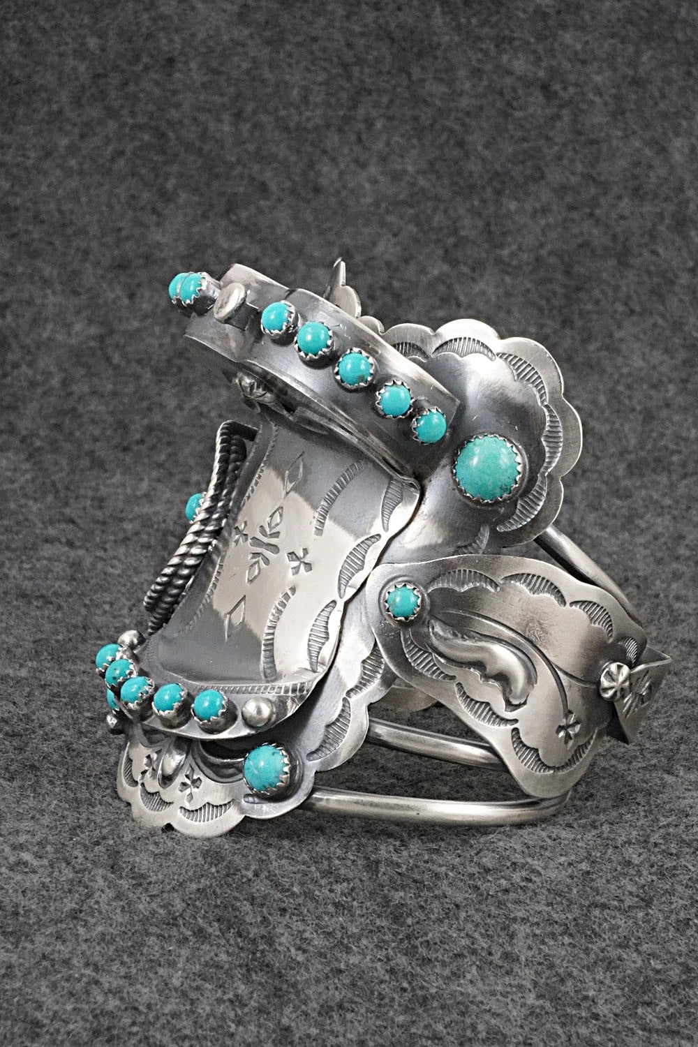 Turquoise & Sterling Silver Bracelet - Tim Yazzie