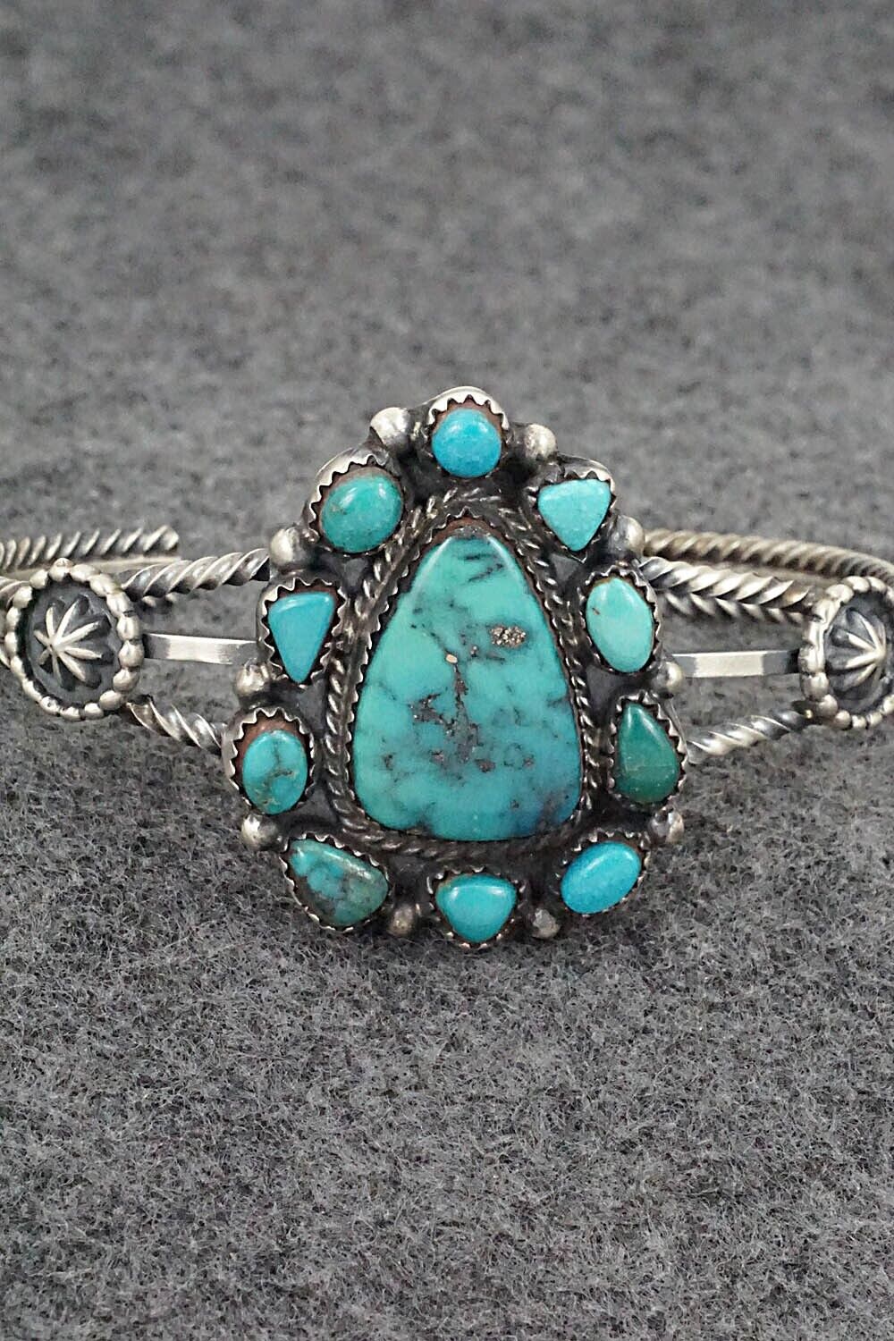 Turquoise & Sterling Silver Bracelet - Roberta Begay
