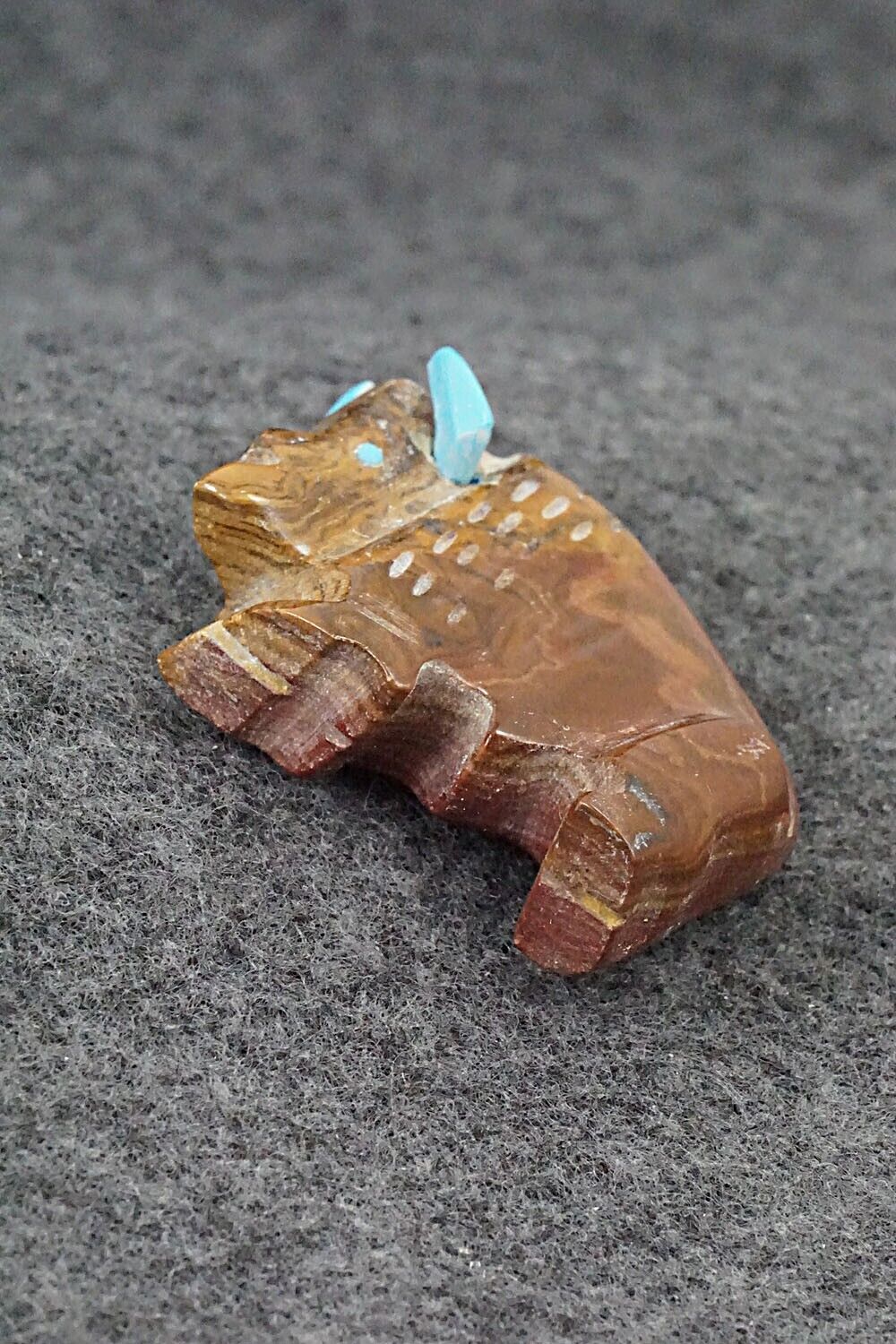 Buffalo Zuni Fetish Carving - Todd Etsate