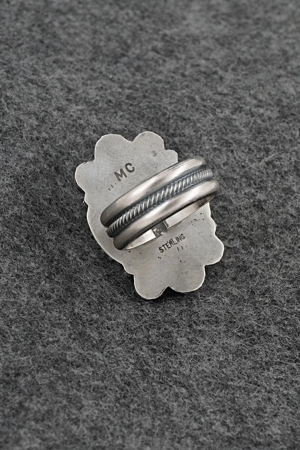 Turquoise & Sterling Silver Ring - Michael Calladitto - Size 7