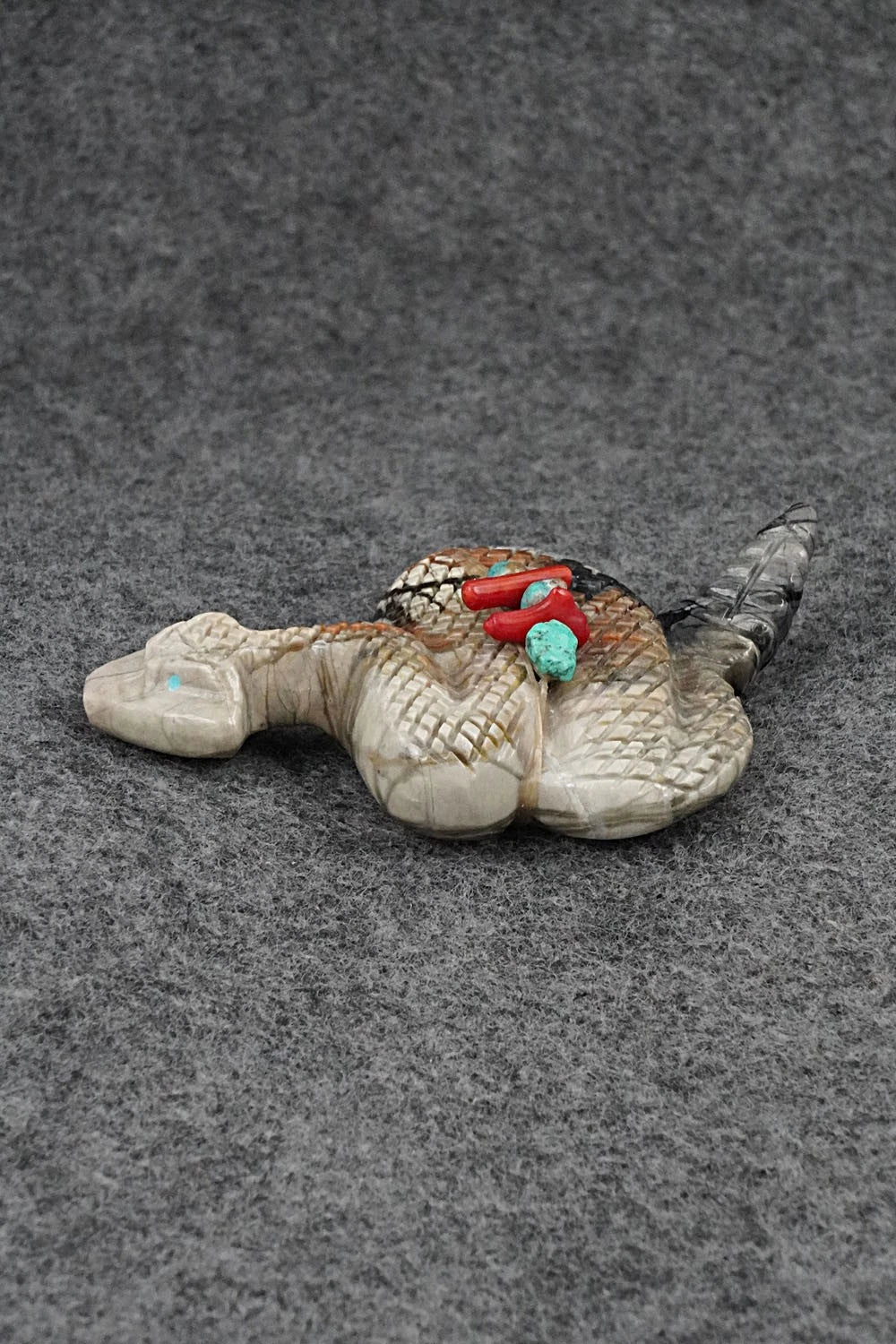 Rattlesnake Zuni Fetish Carving - Paulette & Farlan Quam