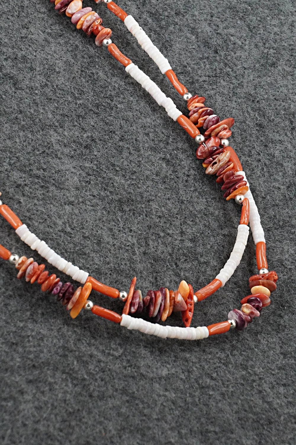 Multi-Stone & Sterling Silver Necklace - Erica Brown