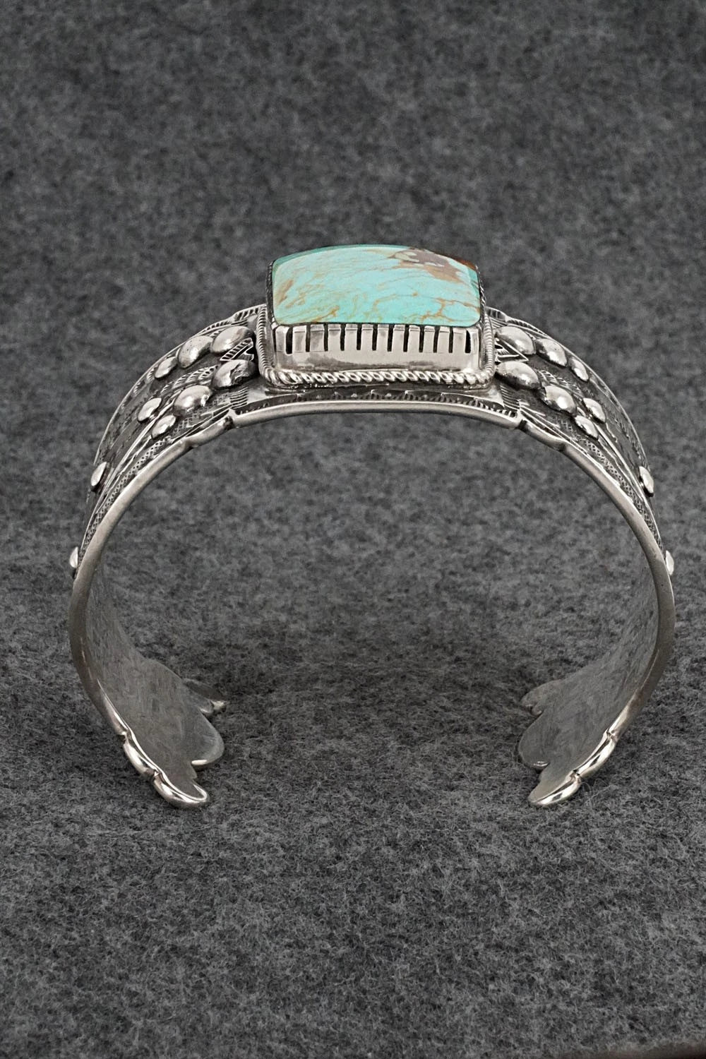 Turquoise & Sterling Silver Bracelet - Roland Dixson
