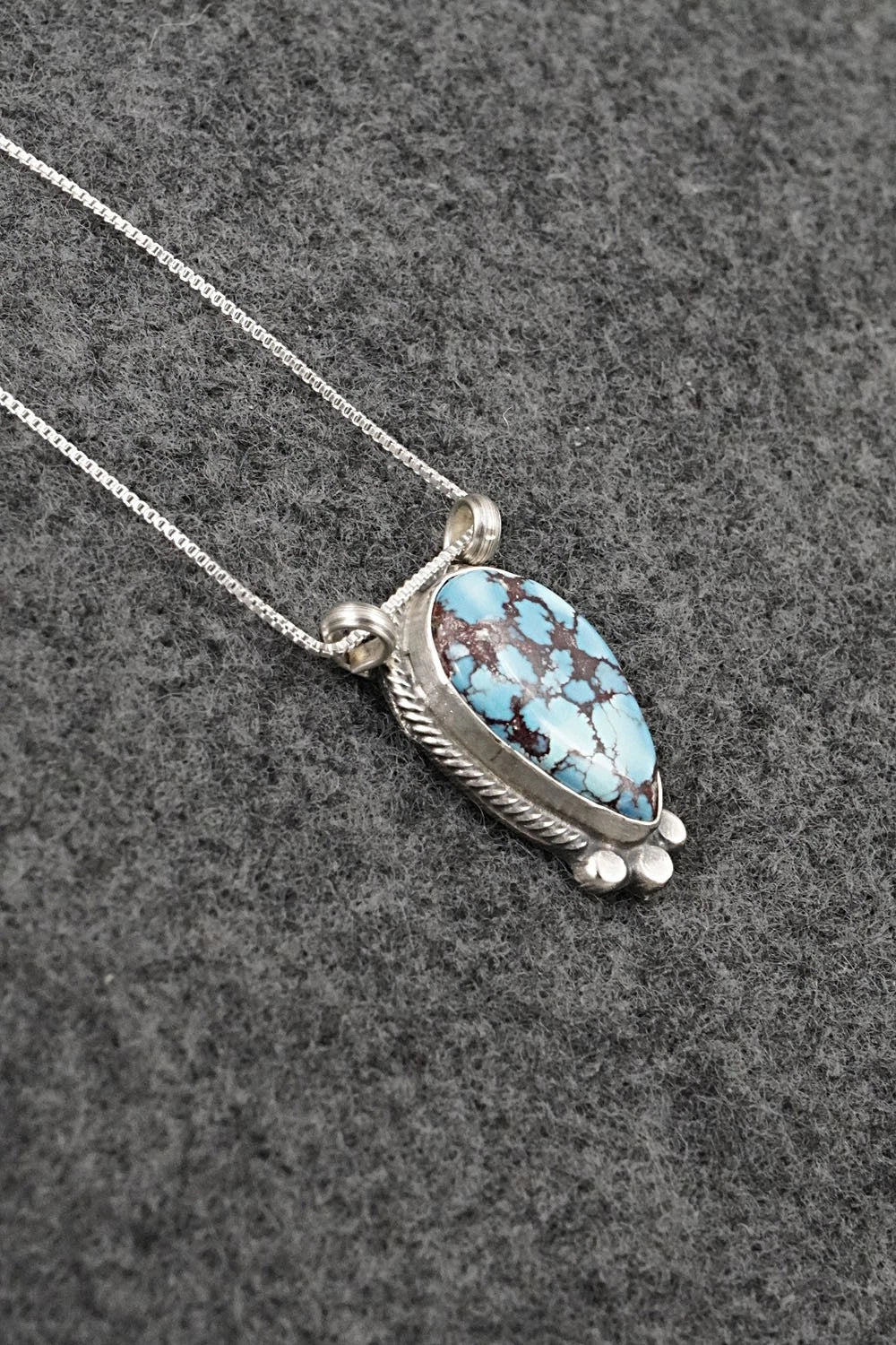 Turquoise & Sterling Silver Necklace - Sharon McCarthy
