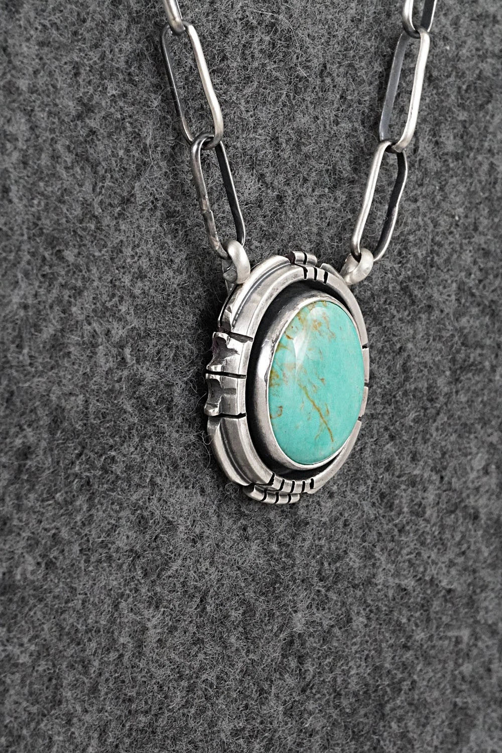 Turquoise & Sterling Silver Necklace - Daniel Benally