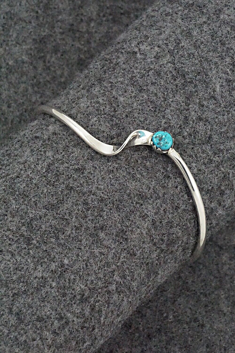 Turquoise & Sterling Silver Bracelet - Yolanda Skeets