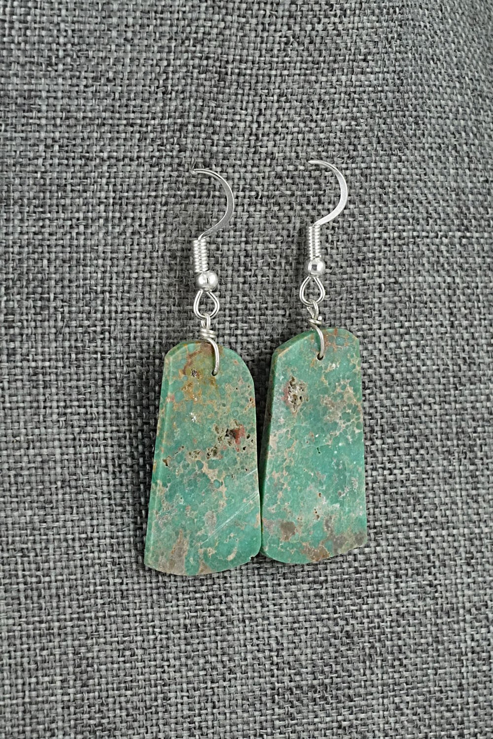 Turquoise & Sterling Silver Earrings - Tammy Nolcot