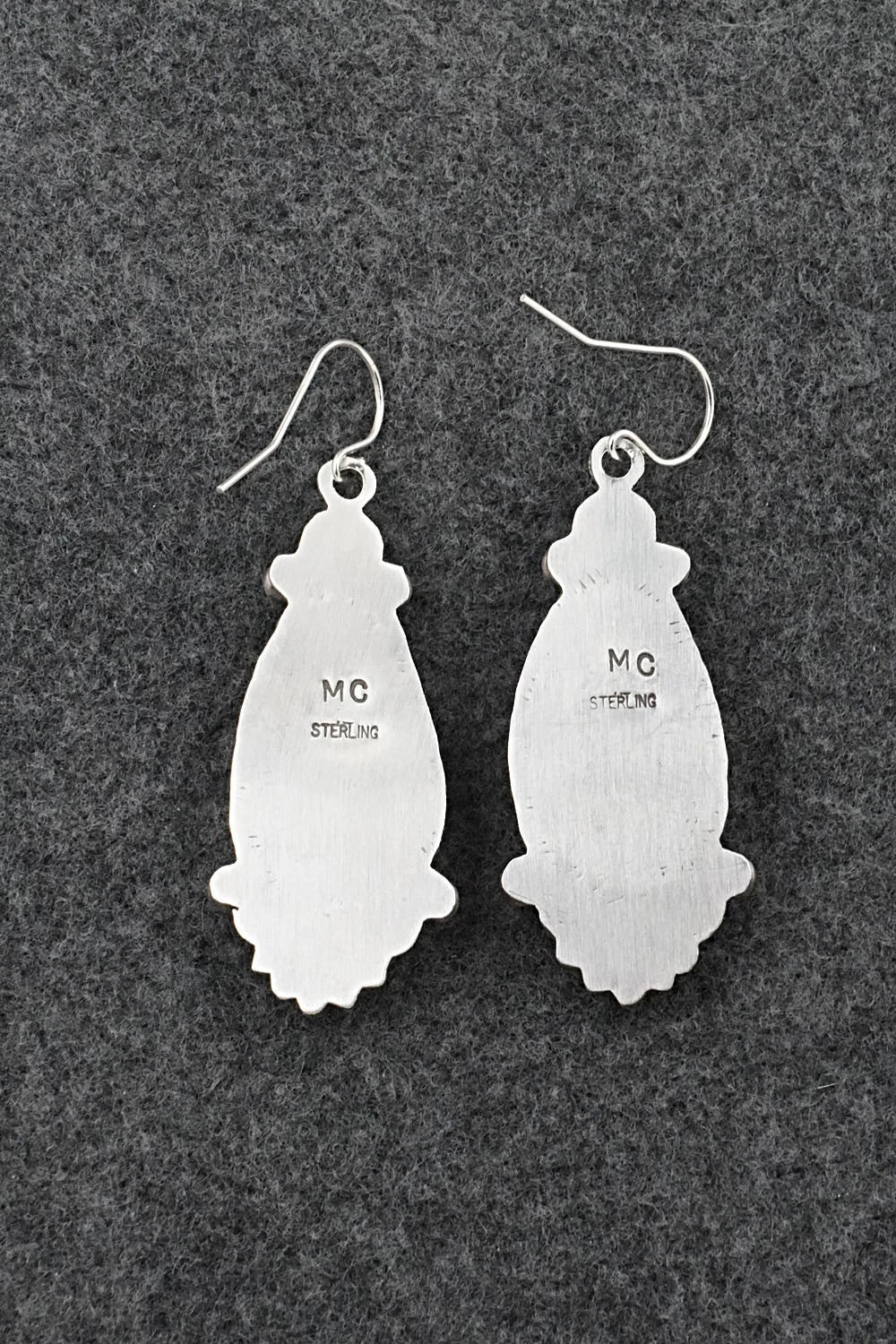Turquoise & Sterling Silver Earrings - Michael Calladitto