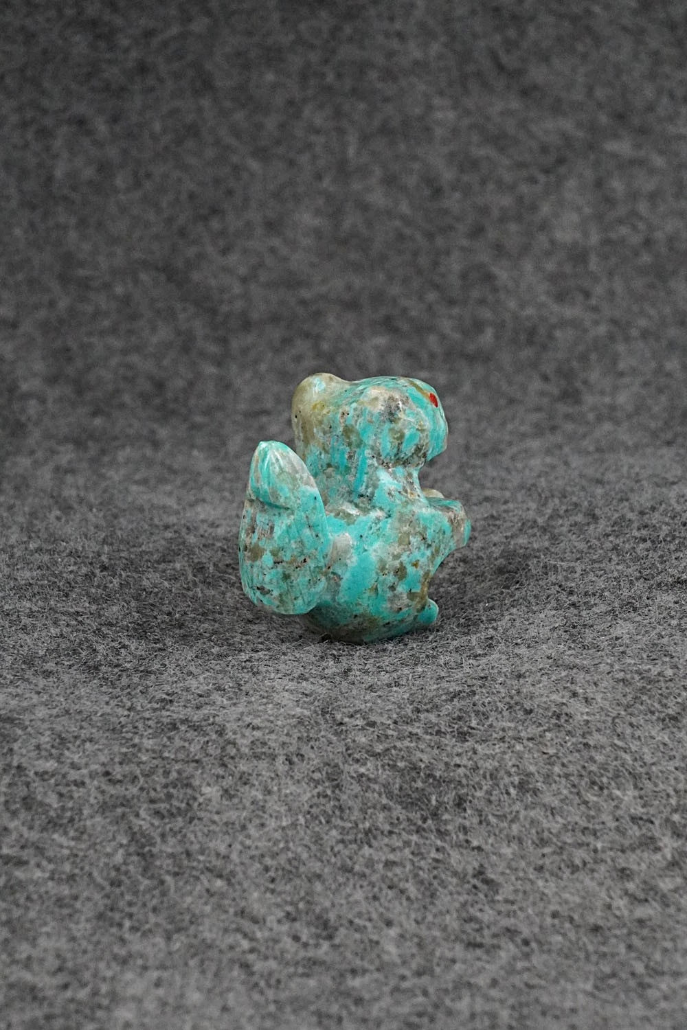 Squirrel Zuni Fetish Carving - Kenric Laiwakete